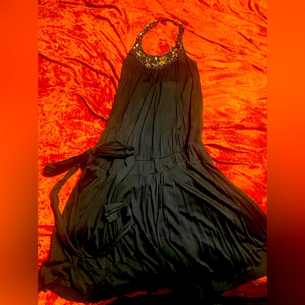 Halter Cocktail Party dress.